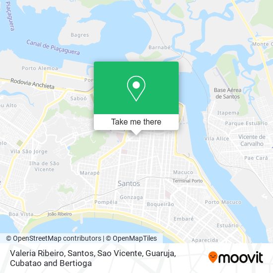 Valeria Ribeiro map