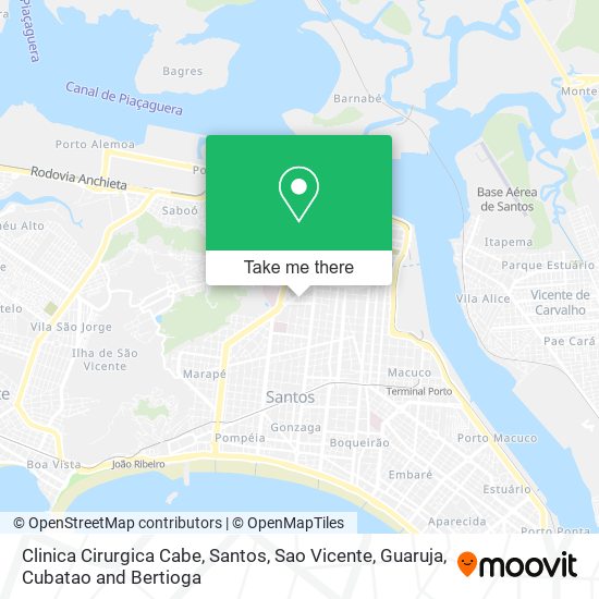 Clinica Cirurgica Cabe map