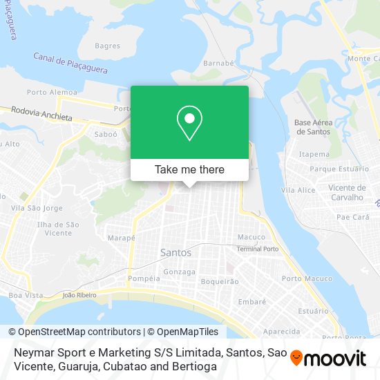 Mapa Neymar Sport e Marketing S / S Limitada