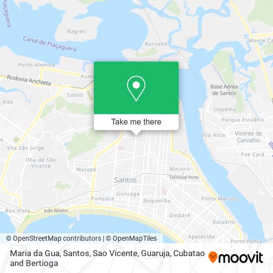 Maria da Gua map