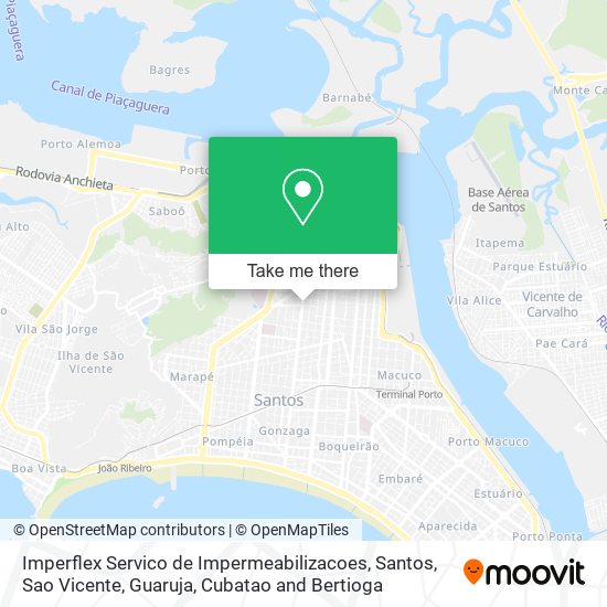 Imperflex Servico de Impermeabilizacoes map