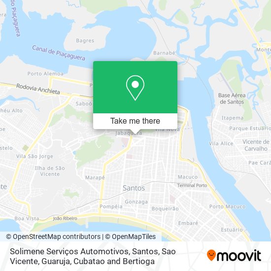 Mapa Solimene Serviços Automotivos