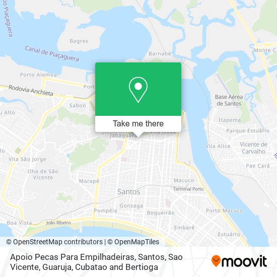 Apoio Pecas Para Empilhadeiras map