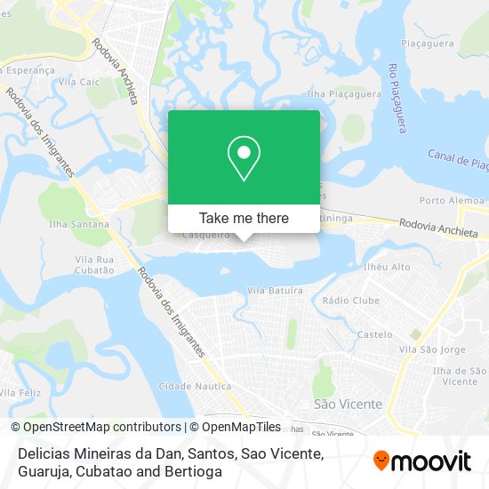 Delicias Mineiras da Dan map