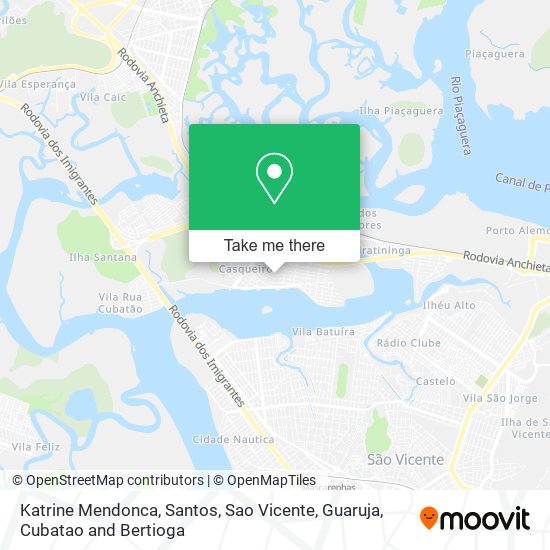 Katrine Mendonca map