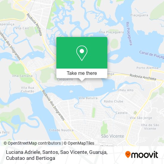 Luciana Adriele map