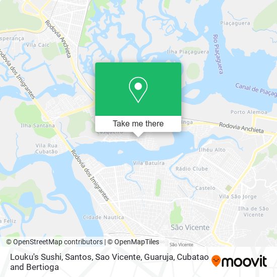 Louku's Sushi map