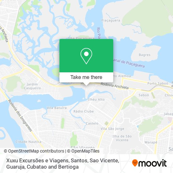 Xuxu Excursões e Viagens map