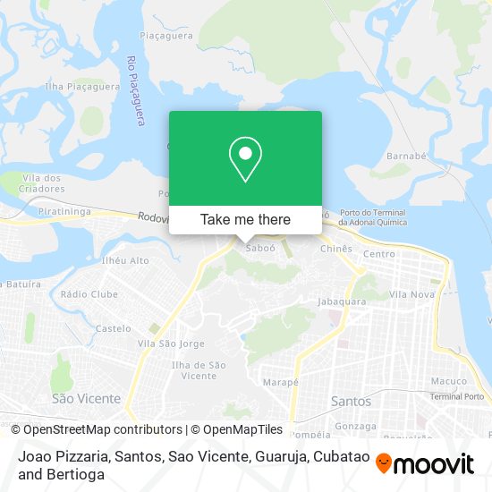 Joao Pizzaria map