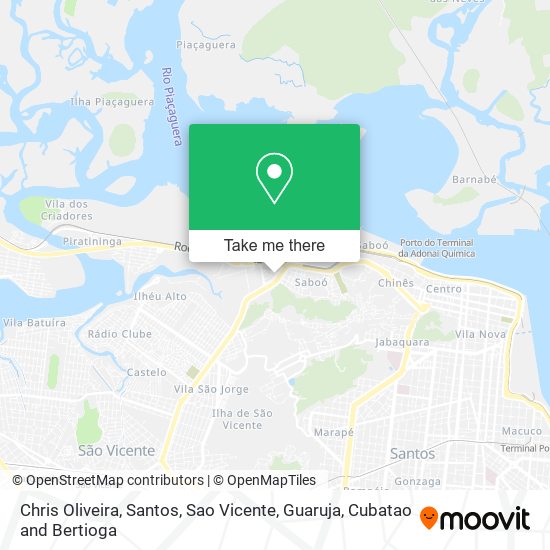 Chris Oliveira map