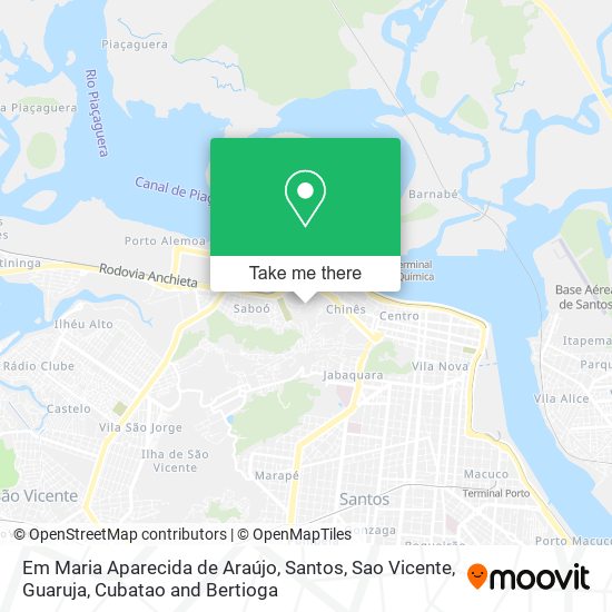 Mapa Em Maria Aparecida de Araújo
