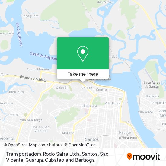 Mapa Transportadora Rodo Safra Ltda