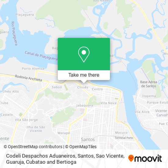 Codeli Despachos Aduaneiros map