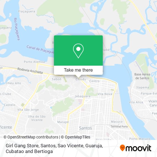 Girl Gang Store map