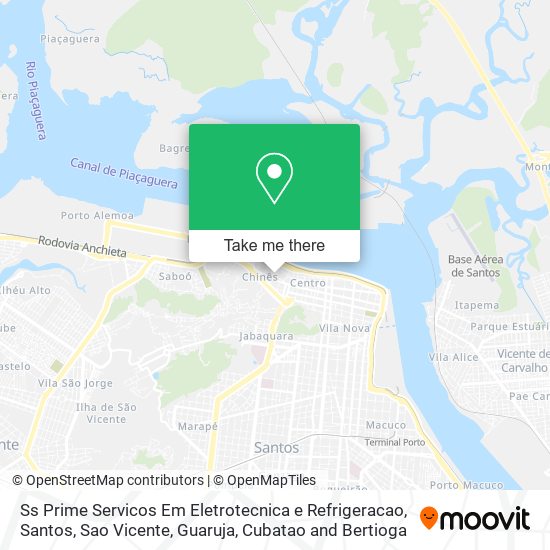 Ss Prime Servicos Em Eletrotecnica e Refrigeracao map