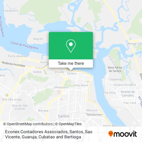 Mapa Econex Contadores Associados