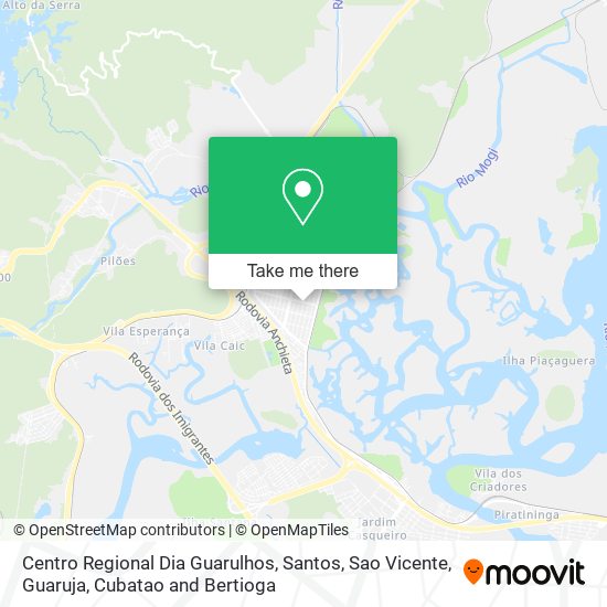 Centro Regional Dia Guarulhos map
