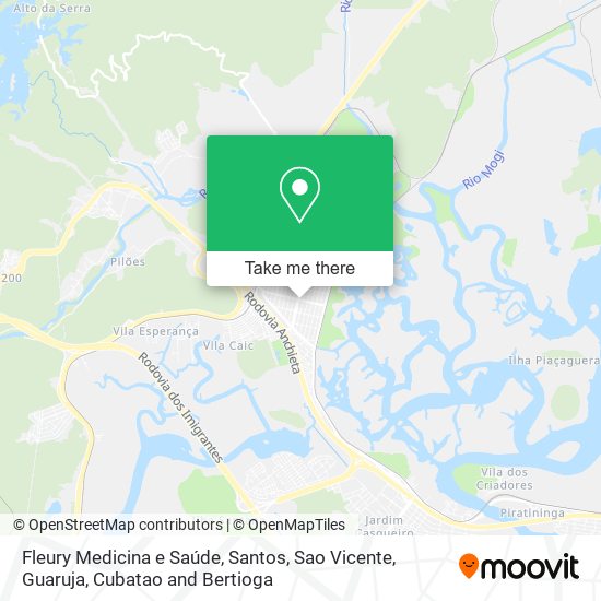 Fleury Medicina e Saúde map