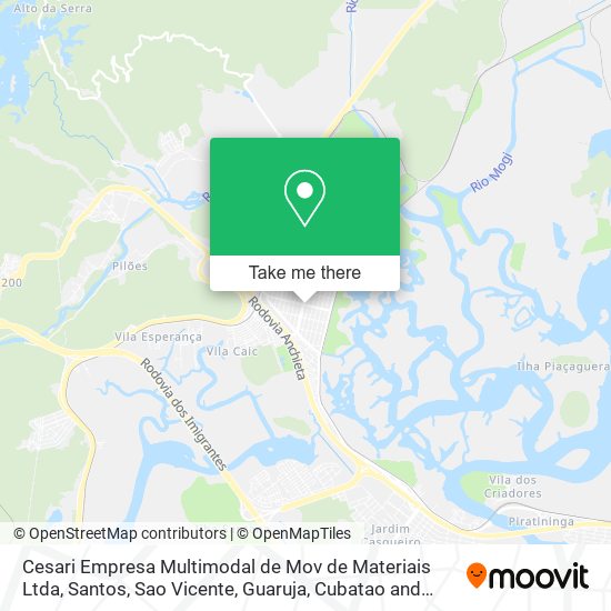 Cesari Empresa Multimodal de Mov de Materiais Ltda map