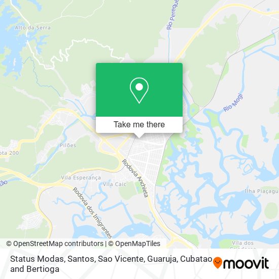 Status Modas map