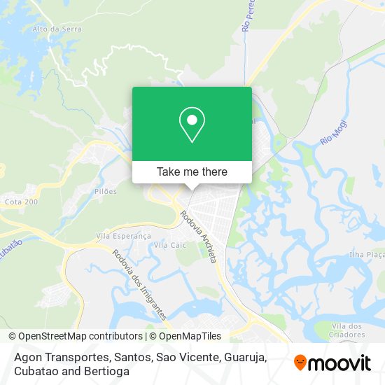 Agon Transportes map