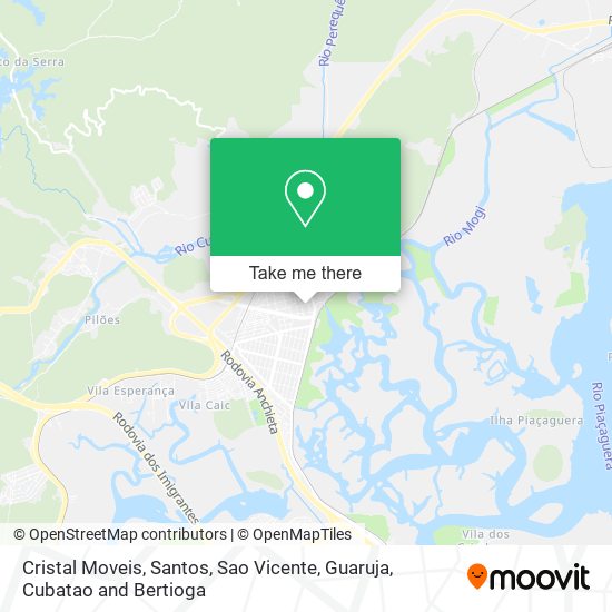 Cristal Moveis map