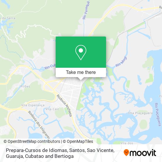 Mapa Prepara-Cursos de Idiomas