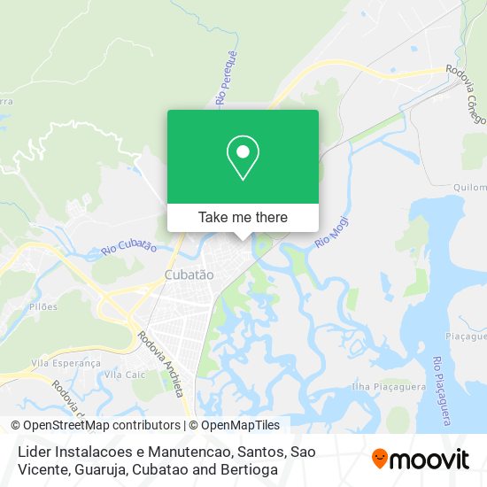 Lider Instalacoes e Manutencao map