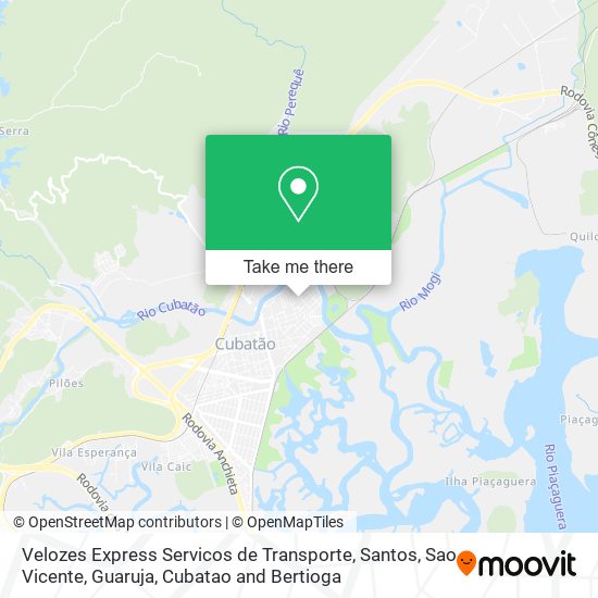 Velozes Express Servicos de Transporte map