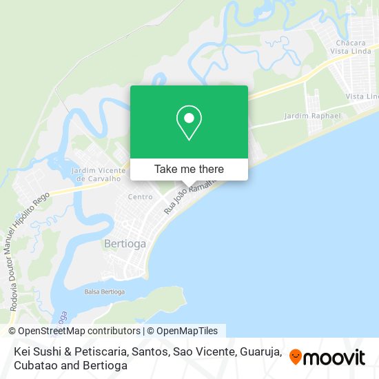 Kei Sushi & Petiscaria map