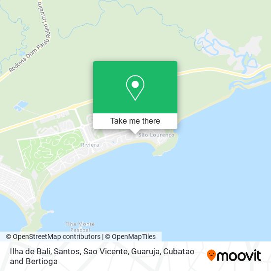 Ilha de Bali map