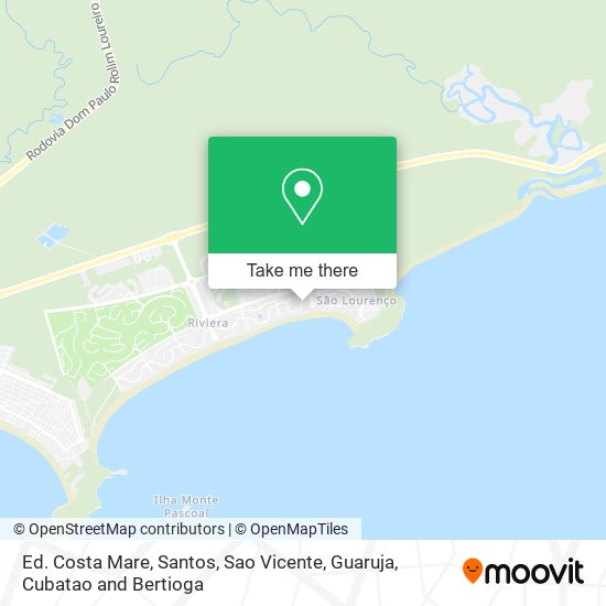 Ed. Costa Mare map