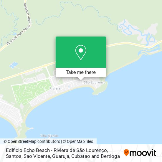 Edificio Echo Beach - Riviera de São Lourenço map