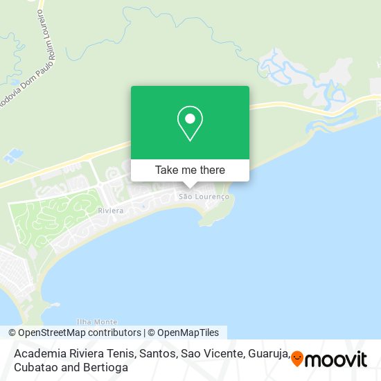 Academia Riviera Tenis map
