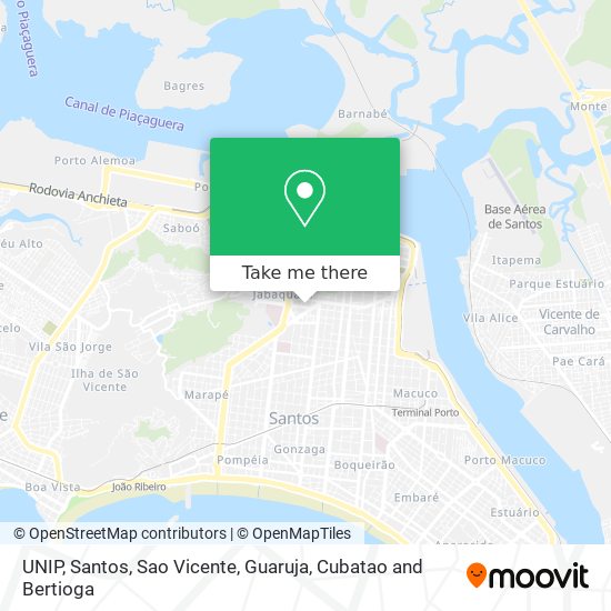 UNIP map