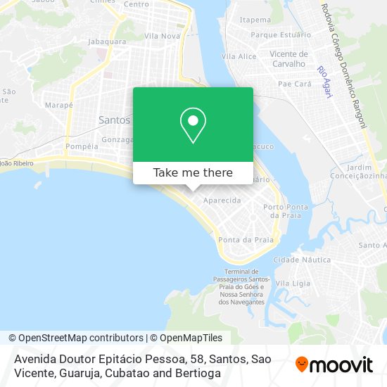 Avenida Doutor Epitácio Pessoa, 58 map