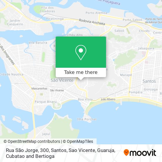 Rua São Jorge, 300 map
