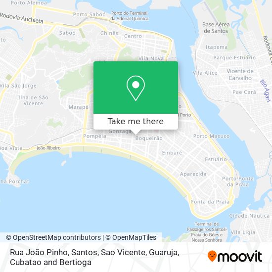Rua João Pinho map