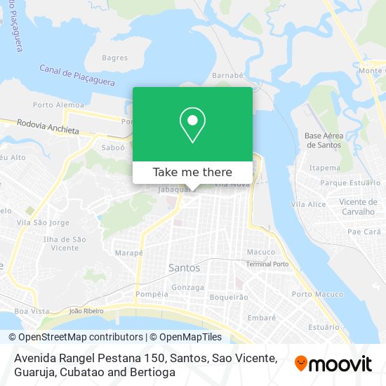 Mapa Avenida Rangel Pestana 150