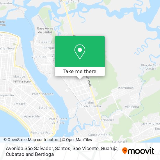 Mapa Avenida São Salvador