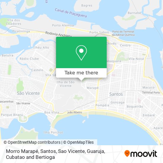Morro Marapé map