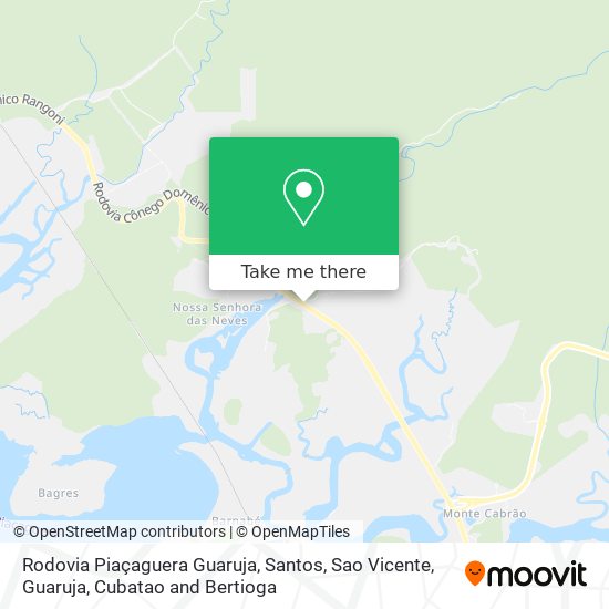 Rodovia Piaçaguera Guaruja map