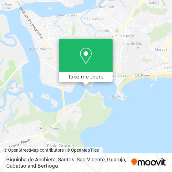 Biquinha de Anchieta map