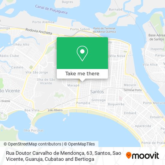 Rua Doutor Carvalho de Mendonça, 63 map