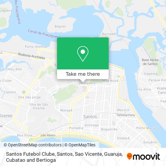 Santos Futebol Clube map