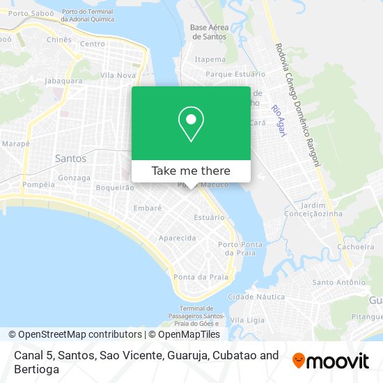 Canal 5 map