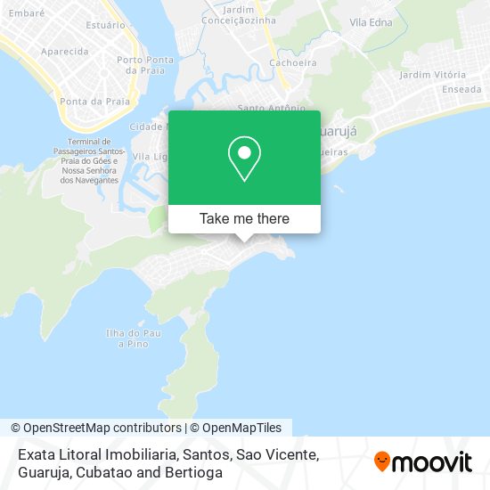 Exata Litoral Imobiliaria map