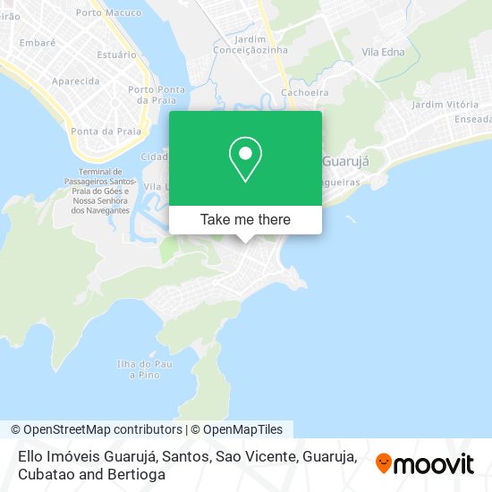 Ello Imóveis Guarujá map