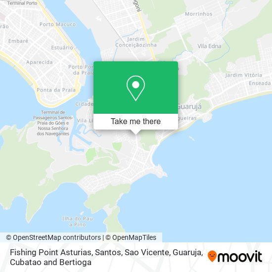 Fishing Point Asturias map