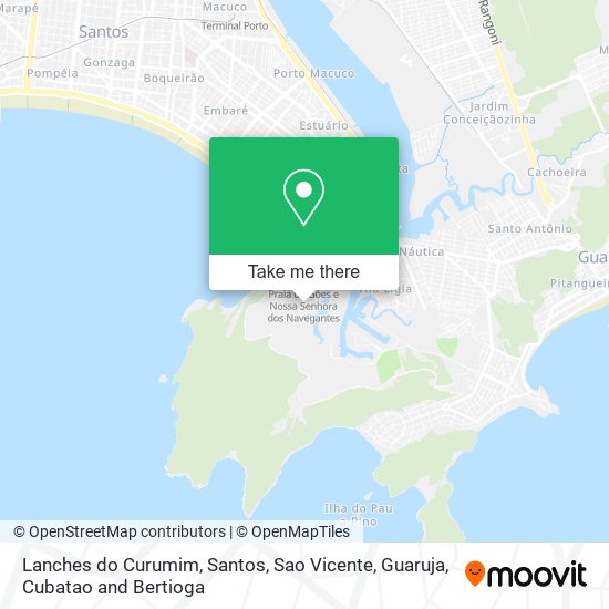 Lanches do Curumim map